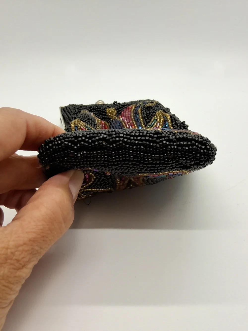 1950's L. Regale Beaded Coin Purse/Cigarette Case/Glasses Holder
